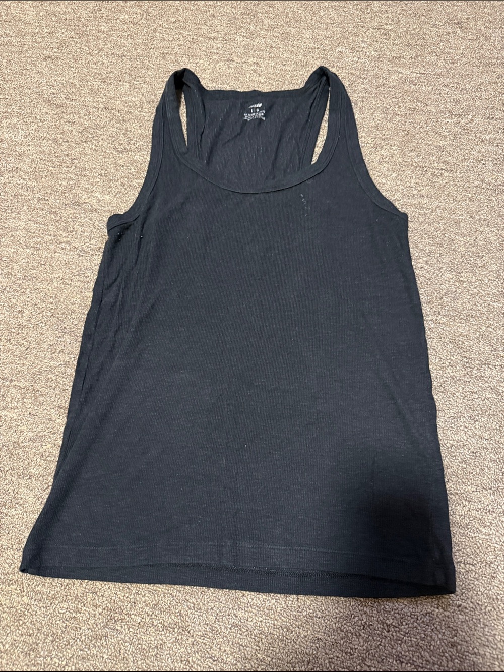 aerie Black Racerback Tank Top